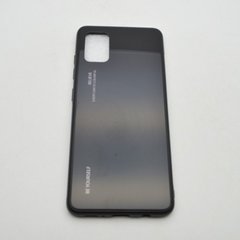 Стеклянный чехол Gradient Glass Case для Samsung Galaxy A51 (A515) Black