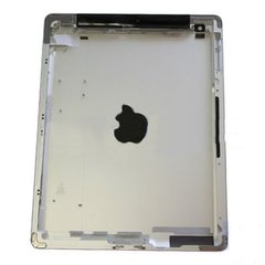 Задняя крышка для Apple iPad 3 Silver (версия 3G) Оригинал Б/У