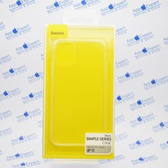 Чохол накладка Baseus Simple Series Case для iPhone 11 Прозорий