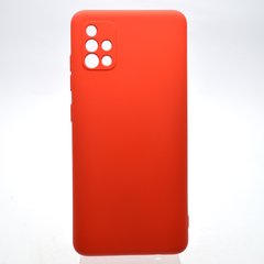 Чехол накладка Silicon Case Full Camera Galaxy A515 Samsung A51 Red