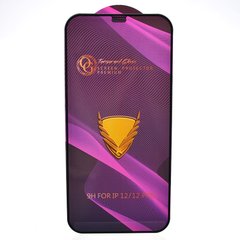 Захисне скло OG Golden Armor для iPhone 12/iPhone 12 Pro Black