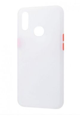 Чохол з напівпрозорою задньою кришкою Matte Color Case TPU для Samsung Galaxy A10s (A107F) White