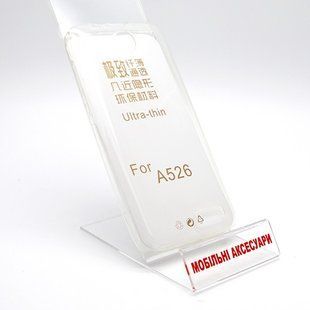 Ультратонкий силиконовый чехол Cherry UltraSlim Lenovo A526 White