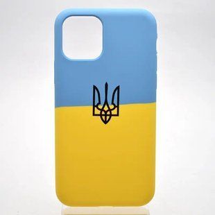 Чохол накладка Silicon Case Print Ukainian Flag для iPhone 12 Pro Max