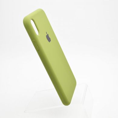 Чехол накладка Silicon Case для iPhone XS Max 6.5" Army Green