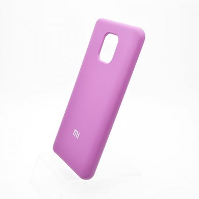 Чехол накладка Silicon Cover для Xiaomi Redmi Note 9 Pro Violet