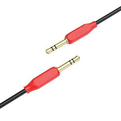 AUX стерео-кабель Hoco UPA12 (3.5mm-3.5mm+мікрофон) 1m Black