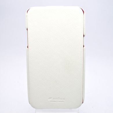 Шкіряний чохол книжка Melkco Ultra Thin for Samsung N7100 White