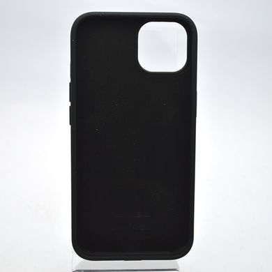 Чехол с патриотическим принтом Silicone Case Print Тризуб для iPhone 13 Black/Черный