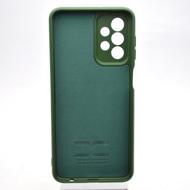 Чохол з патріотичним принтом Silicone Case Print Тризуб для Samsung A23 Galaxy A235 Dark Green
