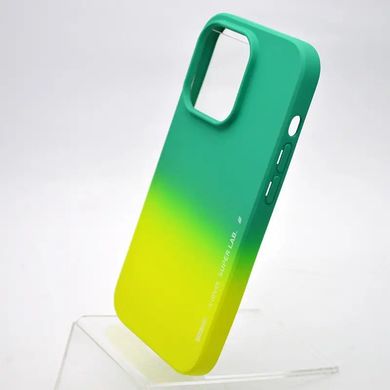 Чохол накладка Silicon Case X-Level Full Cover для iPhone 14 Pro Салатовий