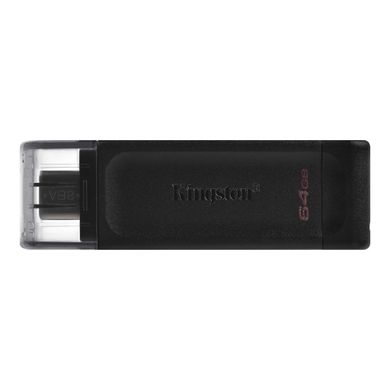 Флеш-драйв Kingston DataTraveler 70 64GB USB Type-C (DT70/64GB) Black