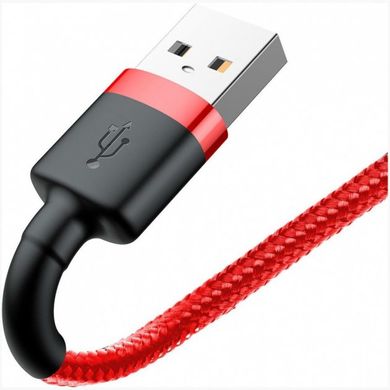 Кабель Baseus cafule Cable USB Lightning 2.4A 0.5m Red-Red (CALKLF-A09)