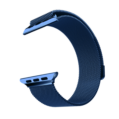 Ремешок для iWatch Milanese Loop (Миланская петля) 38mm/40mm/41mm Dark Blue/Темно-синий