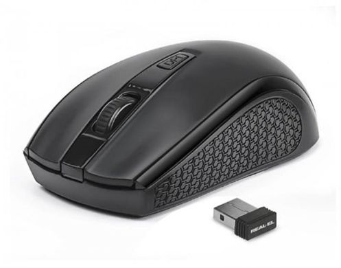 Мишка безпровідна REAL-EL RM-308 Wireless Black