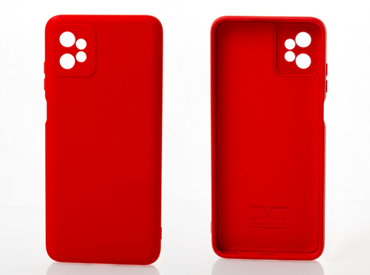 Чехол накладка Silicon Case Full Camera для Moto G32 Red/Красный