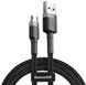 Кабель Baseus Cafule Micro USB Cable 2.4A 1m Gray-Black CAMKLF-BG1