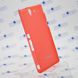 Чехол накладка силикон TPU cover case Sony L36H Red