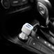 Автомобильная зарядка Hoco Z23 2xUSB 2.4A +кабель lightning White
