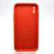 Чехол накладка Silicon Case Full camera для iPhone X/iPhone Xs Red
