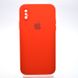 Чохол накладка Silicon Case Full camera для iPhone X/iPhone Xs Red