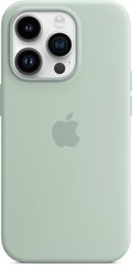 Чохол накладка для iPhone 14 Pro (6.1) Silicone Case with MagSafe Succullent