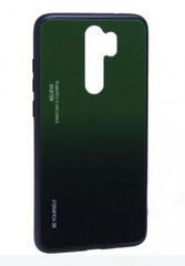Стеклянный чехол Gradient Glass Case для Xiaomi Redmi Note 8 Green-Black
