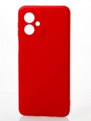 Чехол накладка Silicon Case Full Camera для Moto G54 Red/Красный