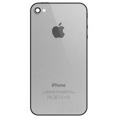 Задня кришка для Apple iPhone 4 Metal Silver