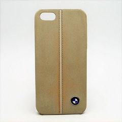 Шкіряний чохол BMW Signature collection cover case для iPhone 5/5S, Cream [BMHCP5LC]