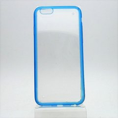Чехол накладка TPU CMA iPhone 6/6s Прозрачный/Blue