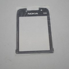 Cкло для телефону Nokia E66 black copy