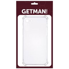 Силиконовый прозрачный чехол накладка TPU WXD Getman для iPhone 7/iPhone 8/iPhone SE 2020 Transparent/Прозрачный