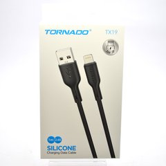 Кабель Tornado TX19 Silicone Cable Lightning 2.4A 1M Black