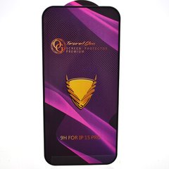 Защитное стекло OG Golden Armor для iPhone 15 Pro Black