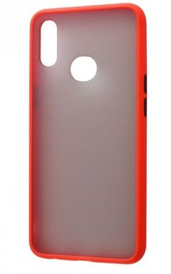 Чохол з напівпрозорою задньою кришкою Matte Color Case TPU для Samsung Galaxy A10s (A107F) Red