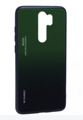 Скляний чохол Gradient Glass Case для Xiaomi Redmi Note 8 Green-Black
