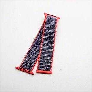 Ремешок нейлоновый для iWatch Nylon 38mm/40mm Black-Red