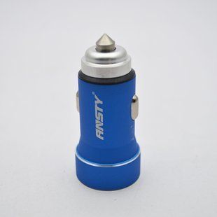 Автомобильная зарядка ANSTY CAR-01 (2 USB 3.1A) Blue
