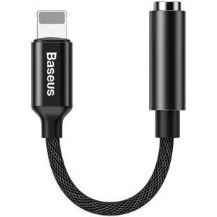 AUX переходник Baseus Lightning to Jack Adapter (3.5mm) Black (CALL3/01/02/03)