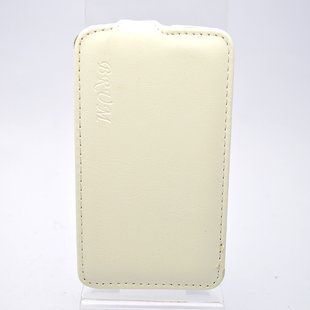 Чохол книжка Brum Prestigious Lenovo A316 Білий