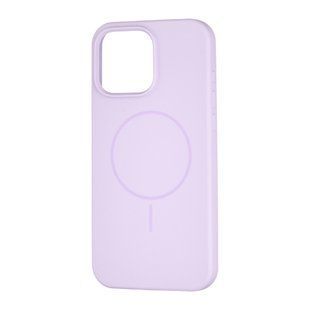 Чехол накладка Silicon Case Slim MagSafe для Apple iPhone 16 Pro Max Light Purple