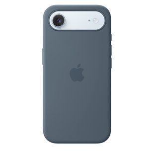 Чехол накладка Silicon Case with MagSafe Splash Screen для Apple iPhone 17 Air Anchor Blue