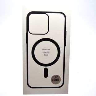 Чохол накладка з MagSafe Clear Case Magnetic для Apple iPhone 13 Pro Max Black