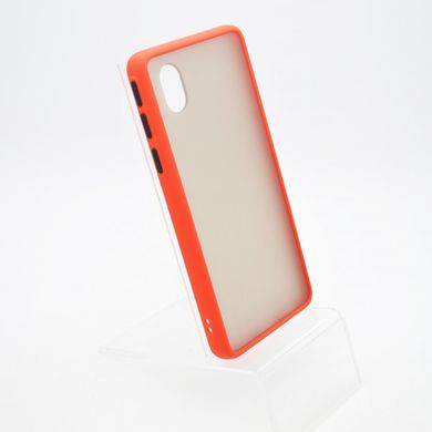 Чохол з напівпрозорою задньою кришкою Matte Color Case TPU для Samsung Galaxy A01 Core (A013F) Red