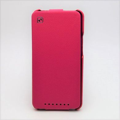 Кожаный чехол флип HOCO Duke series HT-L006 для HTC One Rose-Red