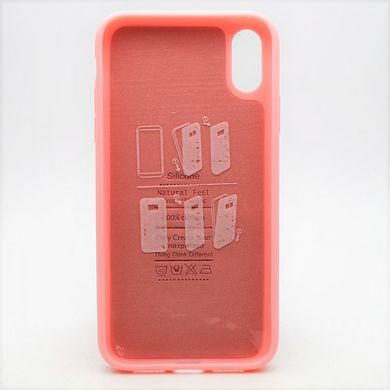 Матовый чехол New Silicon Cover для iPhone XR 6.1" Pink (C)