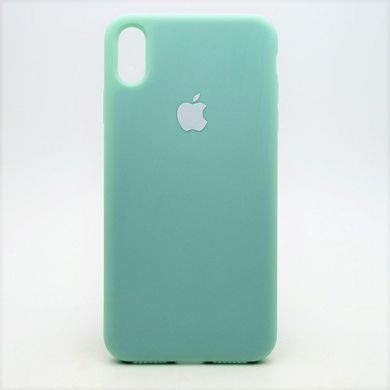 Матовый чехол New Silicon Cover для iPhone XS Max 6.5" Turquoise (C)