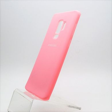 Чохол накладка New Silicon Cover for Samsung G965 Galaxy S9 Plus Pink Copy