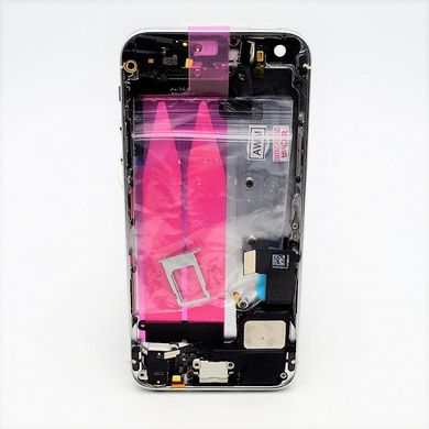 Середня частина корпусу iPhone 5s white в комплекті зі шлейфами + бузер